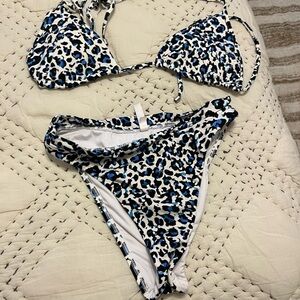 Leopard Print Bikini Set
